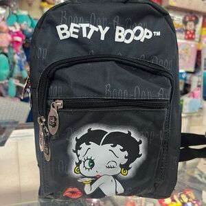Betty Boop Black Mini Backpack